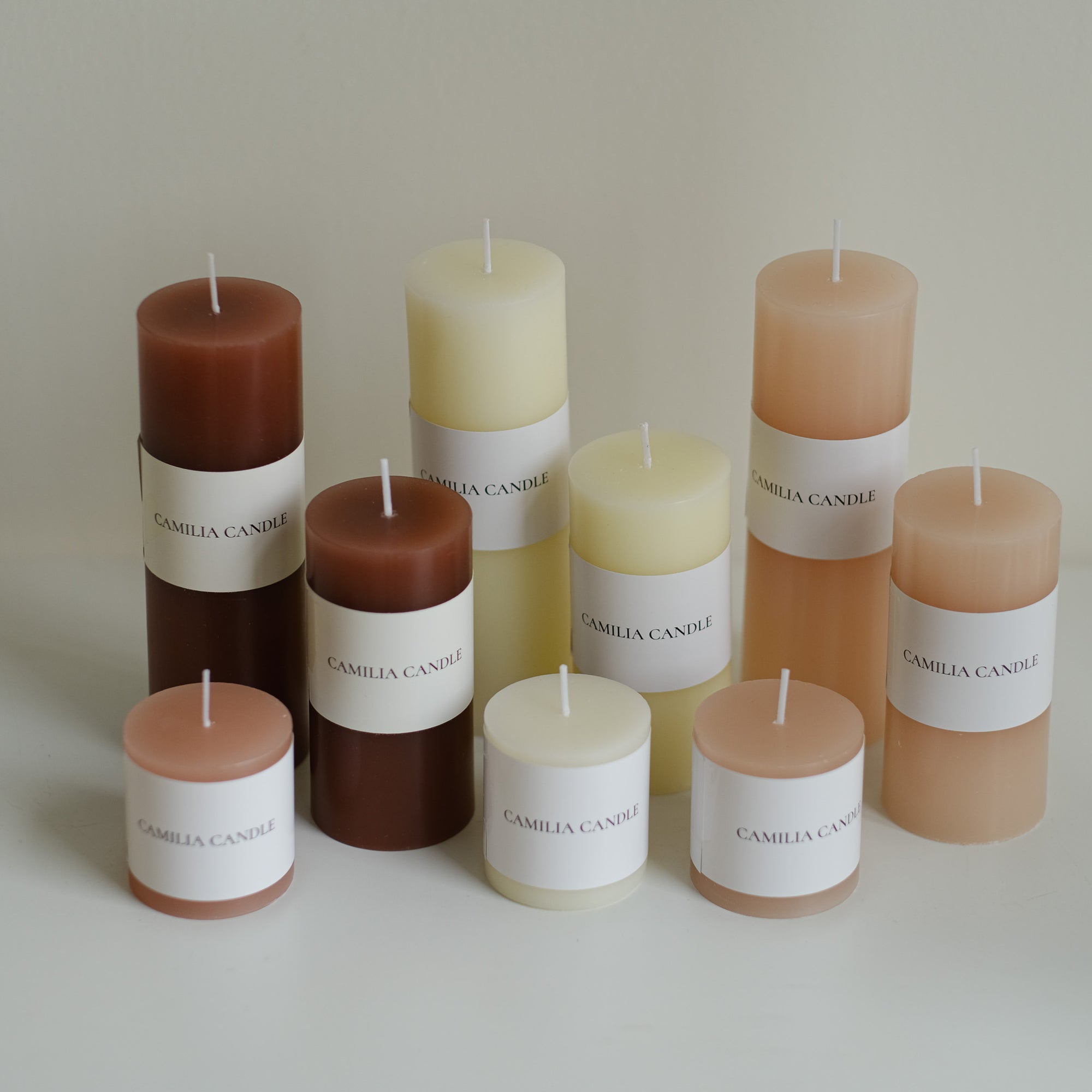 Classic Pillar Candles ( Pack of 6 )