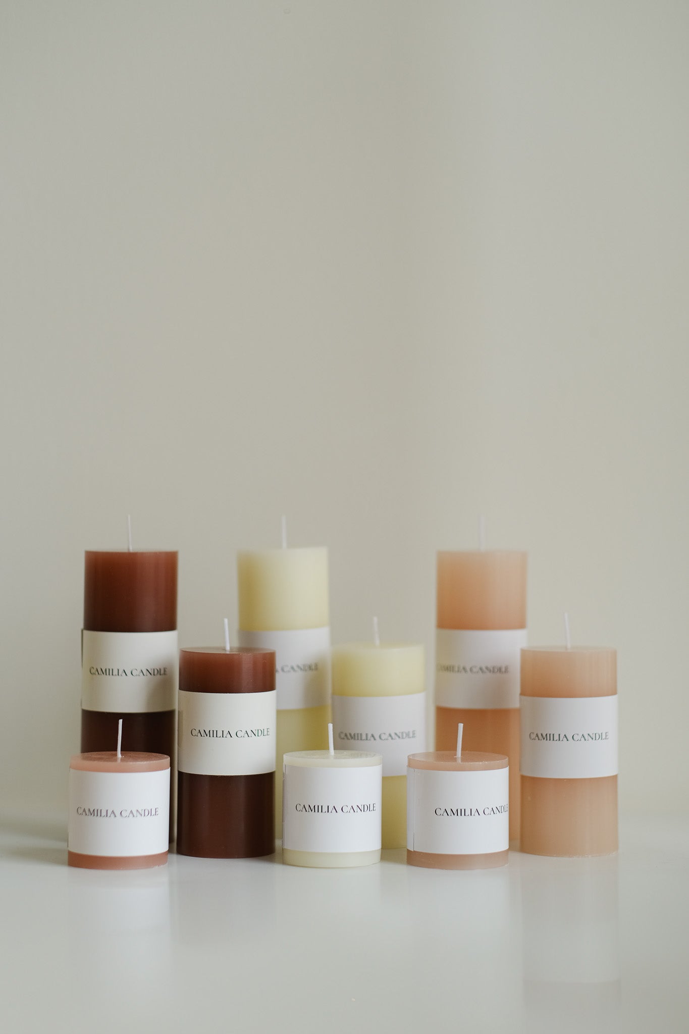 Classic Pillar Candles ( Pack of 6 )