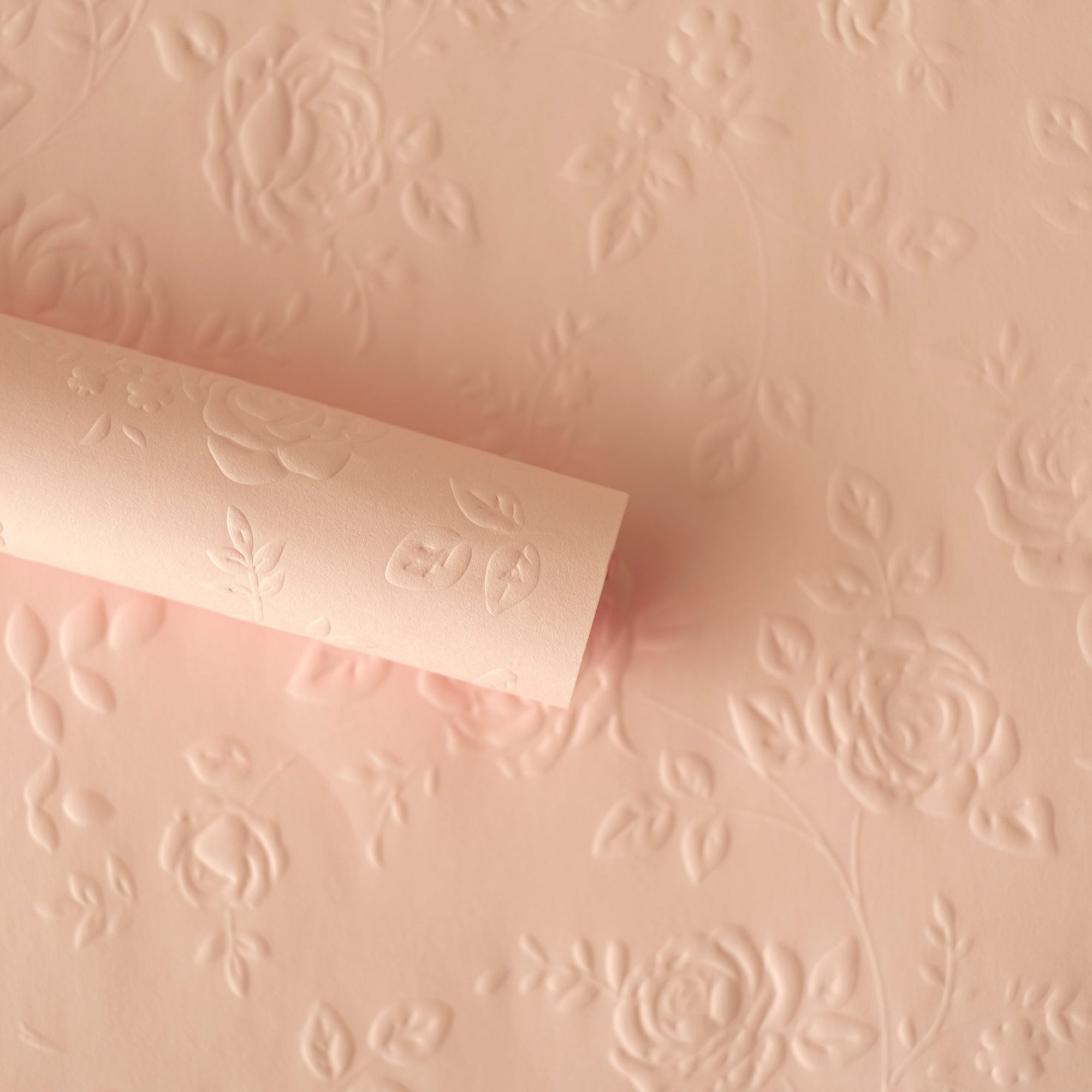 10 pcs Rose Pressed Kraft Wrapping Paper