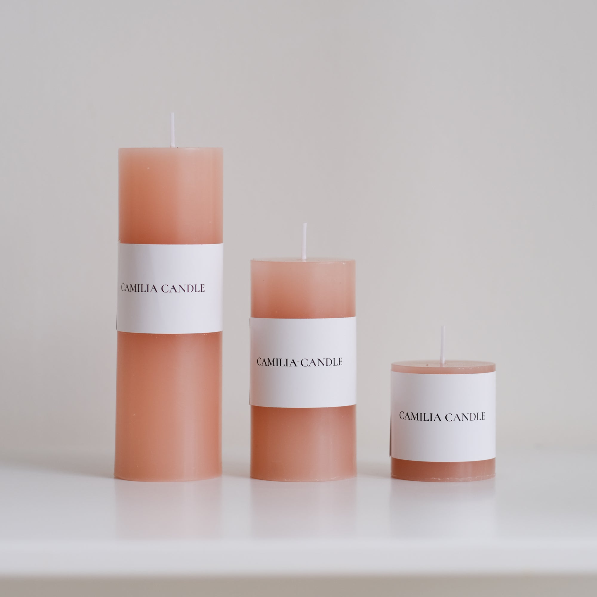 Classic Pillar Candles ( Pack of 6 )
