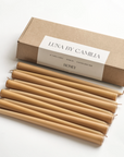 Luna by Camilia 12 inch Taper Candles 10 Pieces/Pack