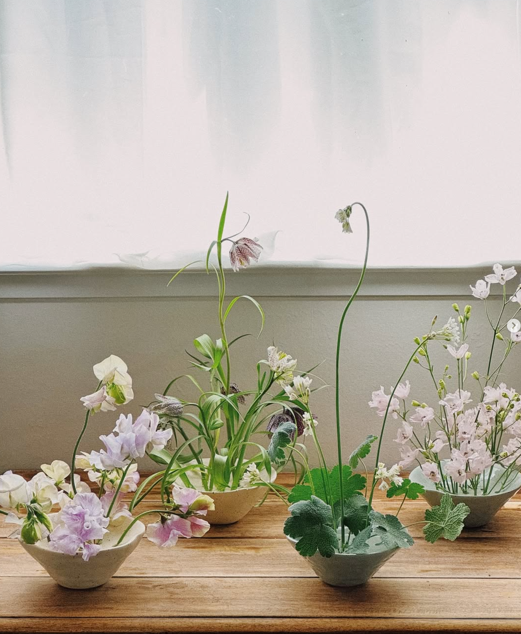 Handmade Ikebana Ceramic Vessel