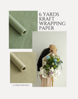 6 Yards Kraft Wrapping Paper