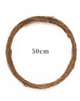Brown Rattan Wreath