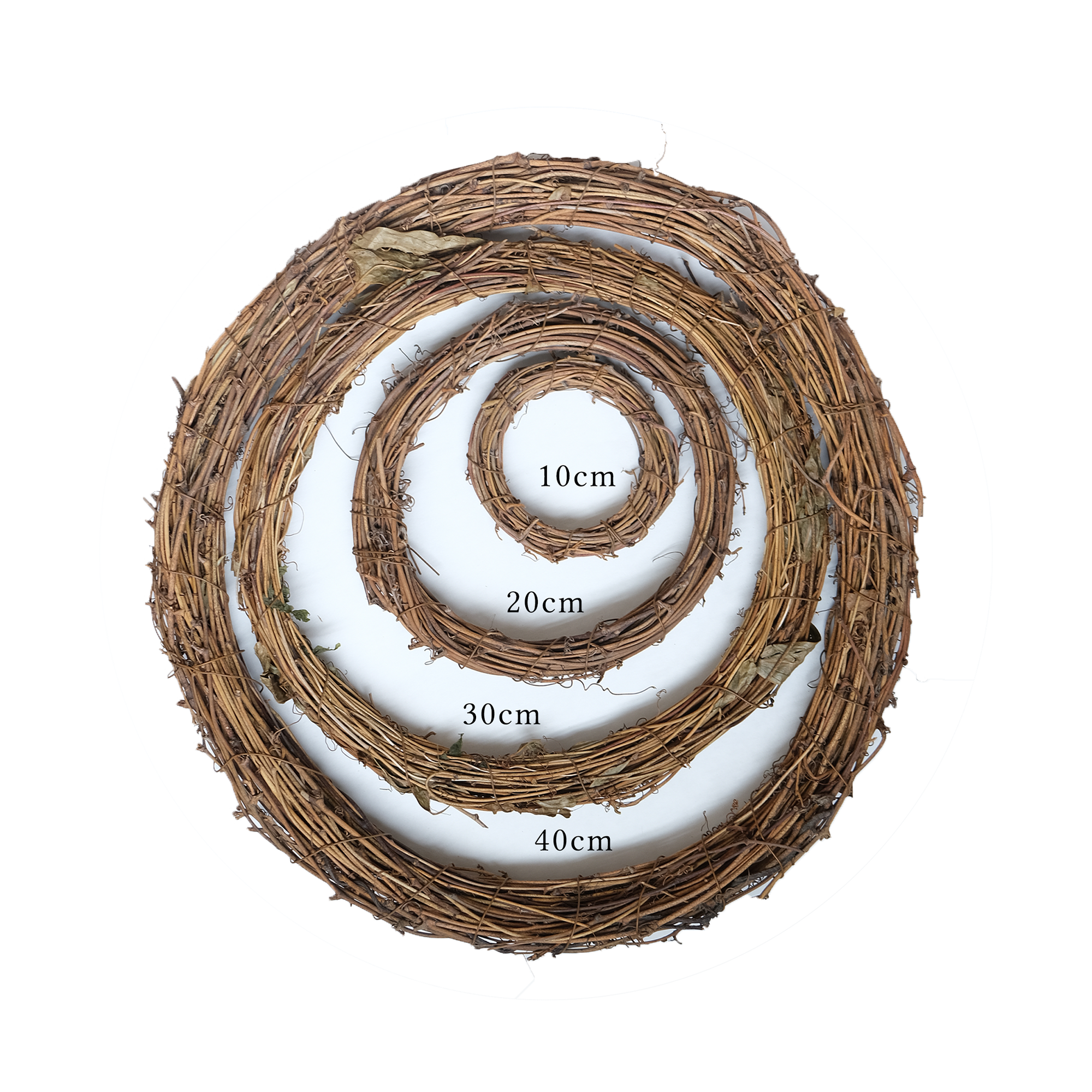 Brown Rattan Wreath