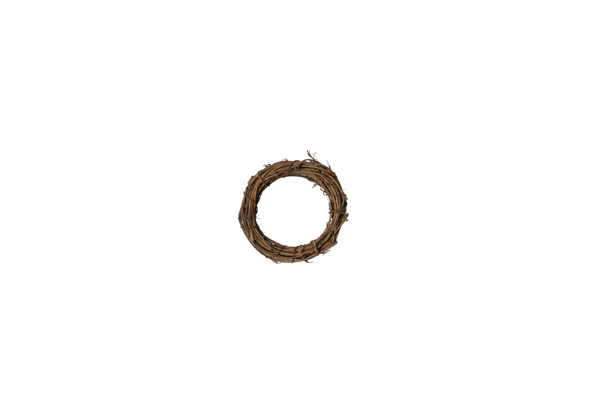Brown Rattan Wreath