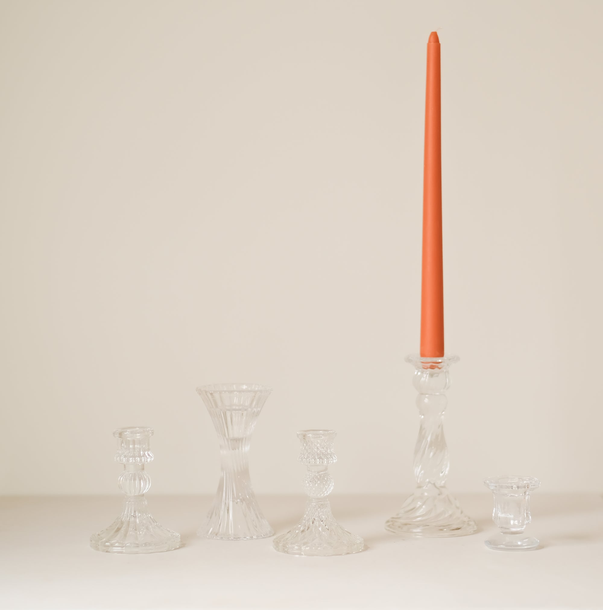 Glass Candle Holder