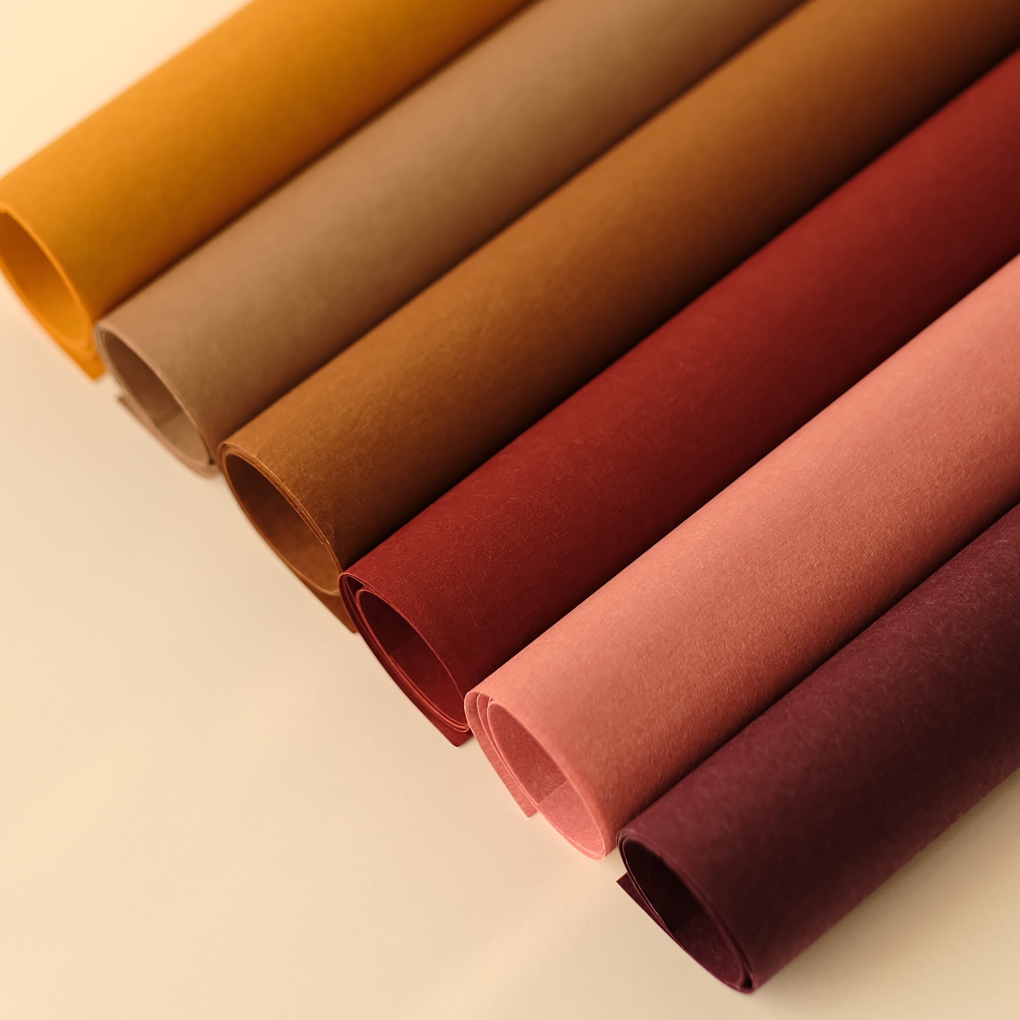 15 pcs Premium Fiber Kraft Wrapping Paper