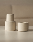 Creamy White Ceramic Candle Holder (Pack of 10)