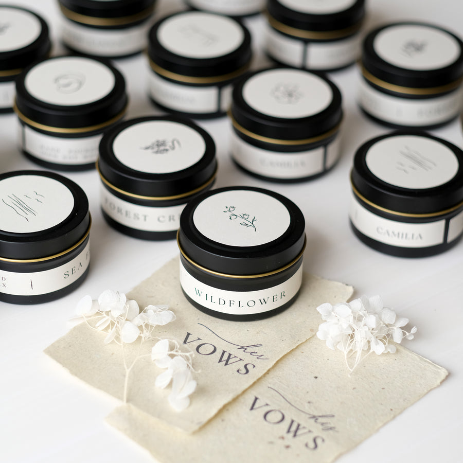 Mini Soy Wax Scented Candle Set