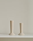 Sandy Beige Ceramic Candle Holder (Pack of 4)