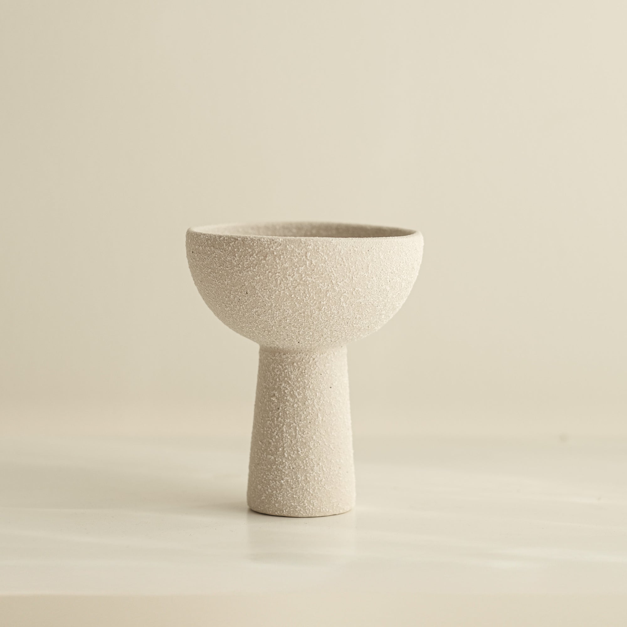 Lotus Pedestal Ceramic Vases