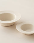Wide Rimmed Deep Ceramic Bowl (Pack of 2)