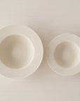 Wide Rimmed Deep Ceramic Bowl (Pack of 2)