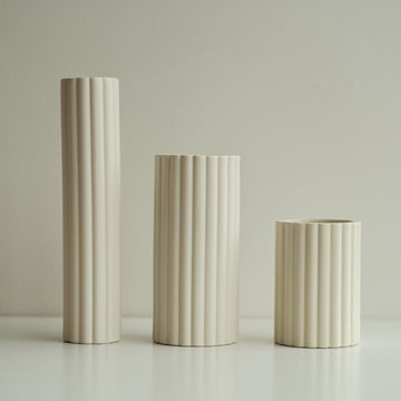 Daisy Cylinder Vases