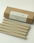 Luna by Camilia 12 inch Taper Candles 10 Pieces/Pack