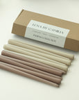 Luna by Camilia 12 inch Taper Candles 10 Pieces/Pack