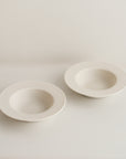 Wide Rimmed Deep Ceramic Bowl