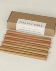 Luna by Camilia 12 inch Taper Candles 10 Pieces/Pack