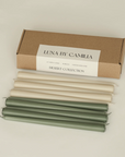 Luna by Camilia 12 inch Taper Candles 10 Pieces/Pack