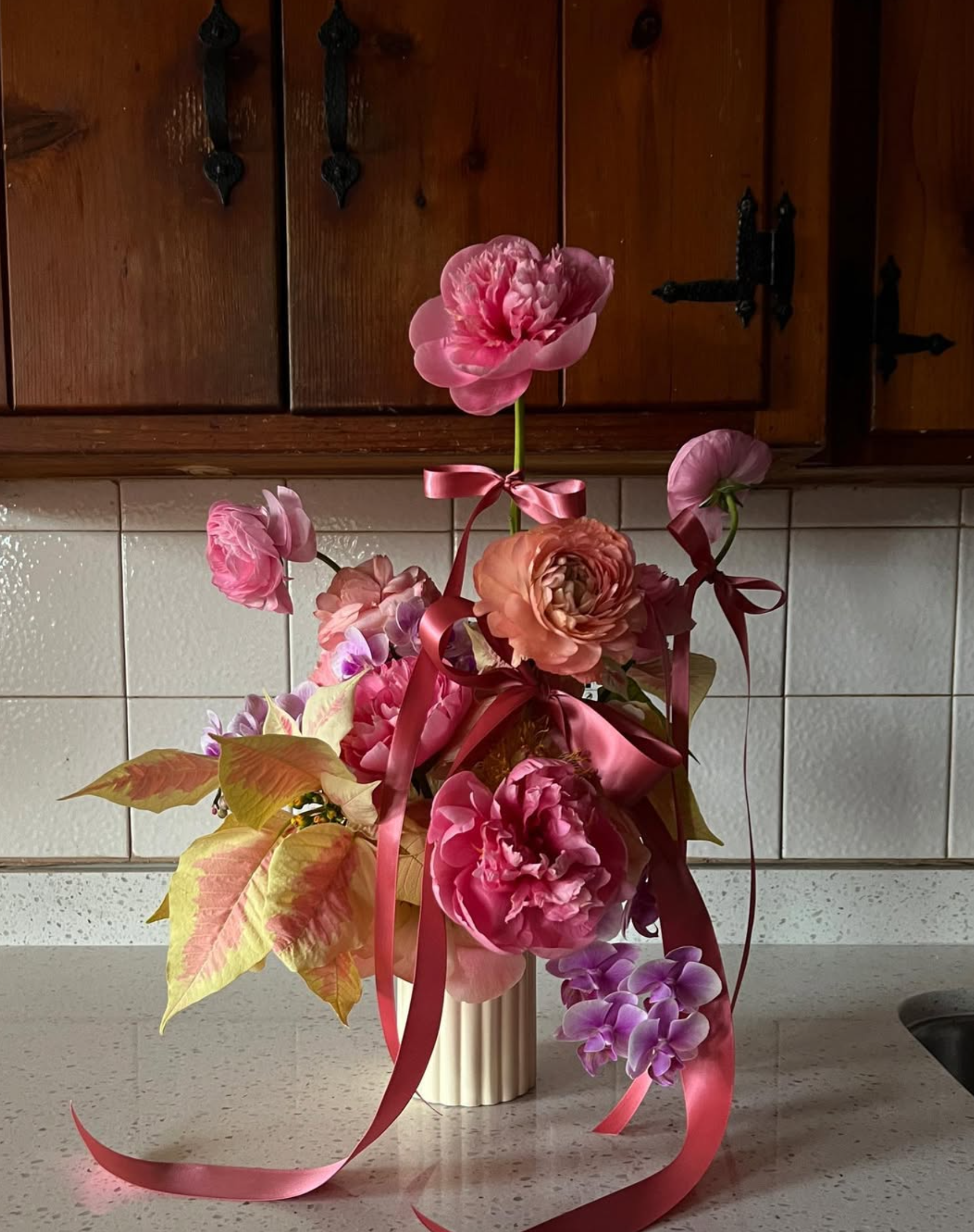 Daisy Cylinder Vases