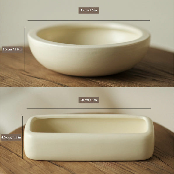 The Essential Ceramic Containers (Pack of 2) – Camilia Supply