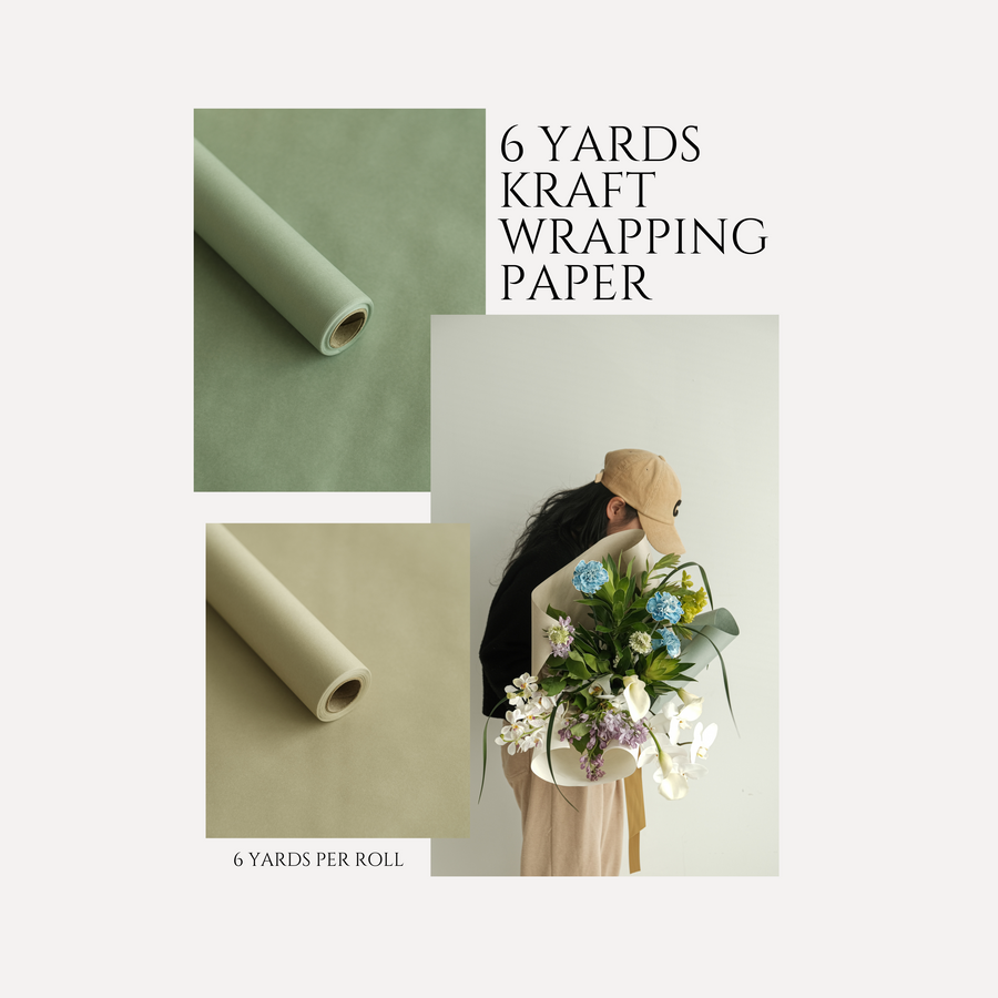 6 Yards Kraft Wrapping  Paper