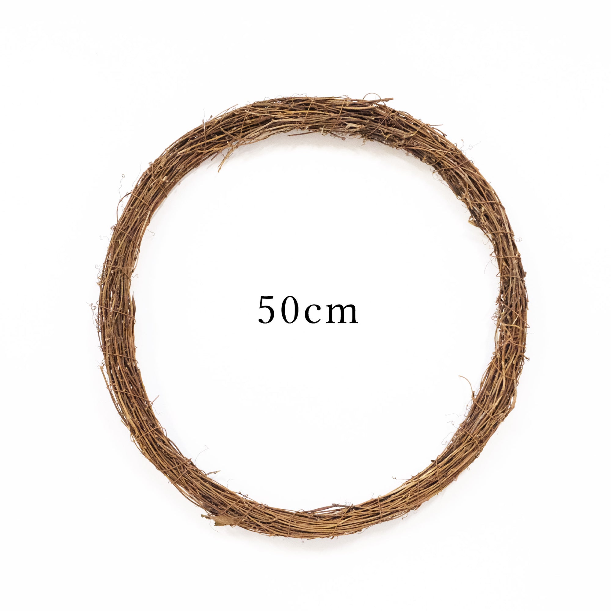 Brown Rattan Wreath