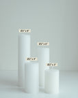 Classic White Pillar Candles