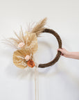 Brown Rattan Wreath