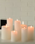 Classic White Pillar Candles