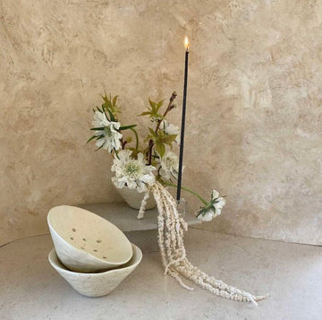 Handmade Ikebana Ceramic Vessel