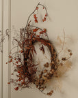 Brown Rattan Wreath