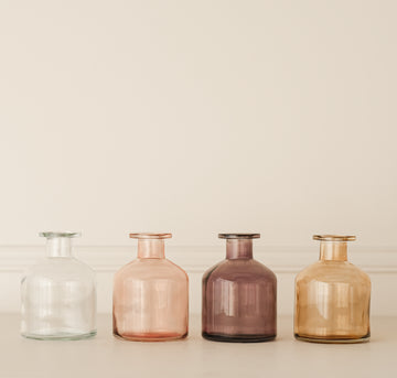 Glass Belly Bud Vase