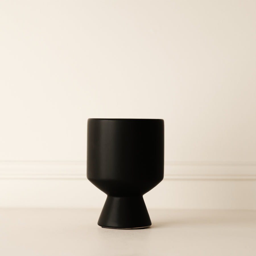 Glossy Pedestal Vase