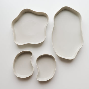 Bobbi Ceramic Tray (Pack of 2)