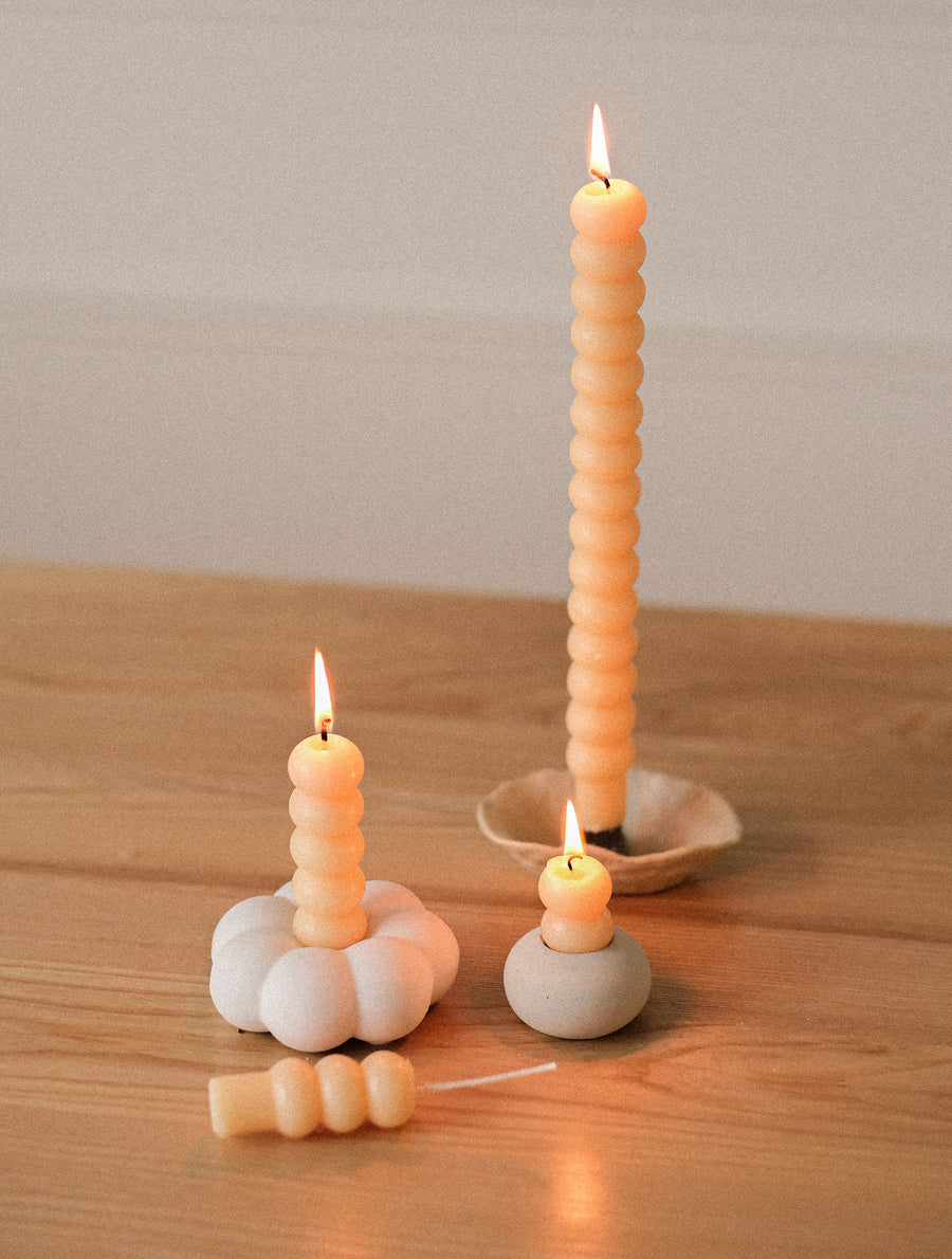 10 inch Soy Wax Butterceam Taper Candles 2pcs/pack