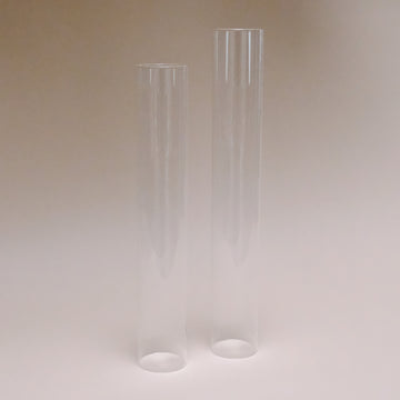 Glass Hurricane Shades for Candlesticks 5Pcs/Pack